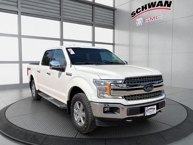 2018 Ford F-150 SuperCrew Lariat 5 1/2 in White — front three-quarter view
