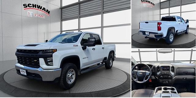 2020 Chevrolet Silverado 3500 HD Work Truck in Summit White — front three-quarter view
