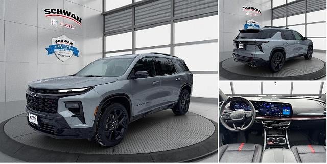 2024 Chevrolet Traverse AWD RS in Sterling Gray Metallic — front three-quarter view