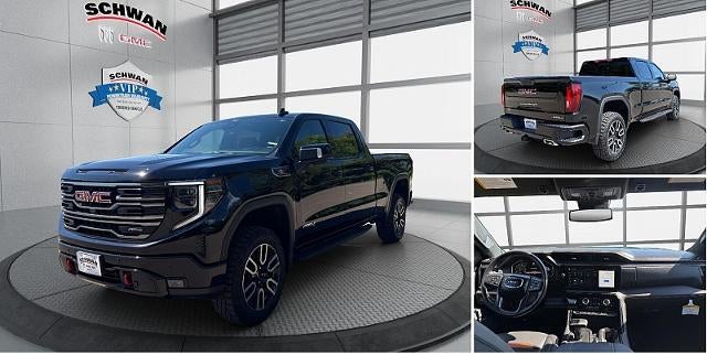 2026 GMC Sierra 1500 AT4 in Onyx Black — front three-quarter view