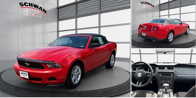 2012 Ford Mustang 2d Convertible in Red — front three-quarter view