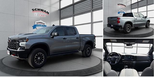 2023 Chevrolet Silverado 1500 ZR2 in Sterling Gray Metallic — front three-quarter view